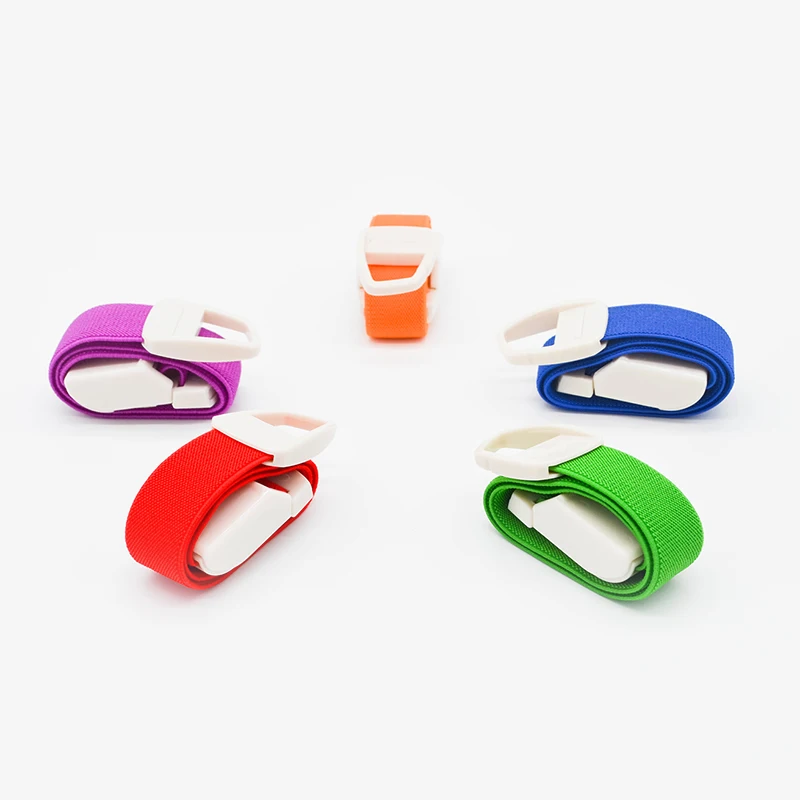 China Cheap Disposable Medical High Quality Latex Free Buckle Tourniquet