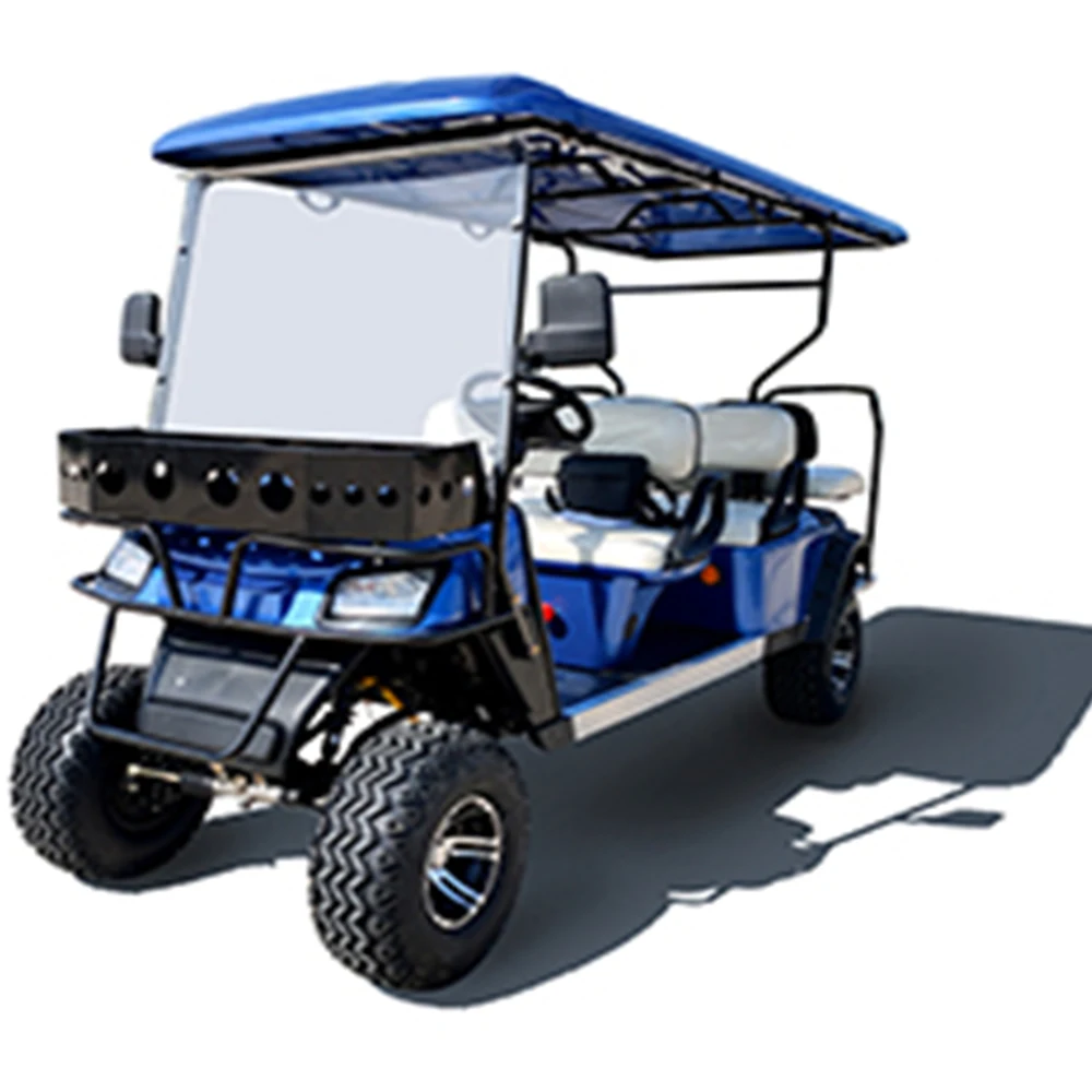 Cheap price 48V/ 72V 5KW 4x4 Electric Golf Buggy Price Golf Carts 4 Passenger 6 Seats for Sale