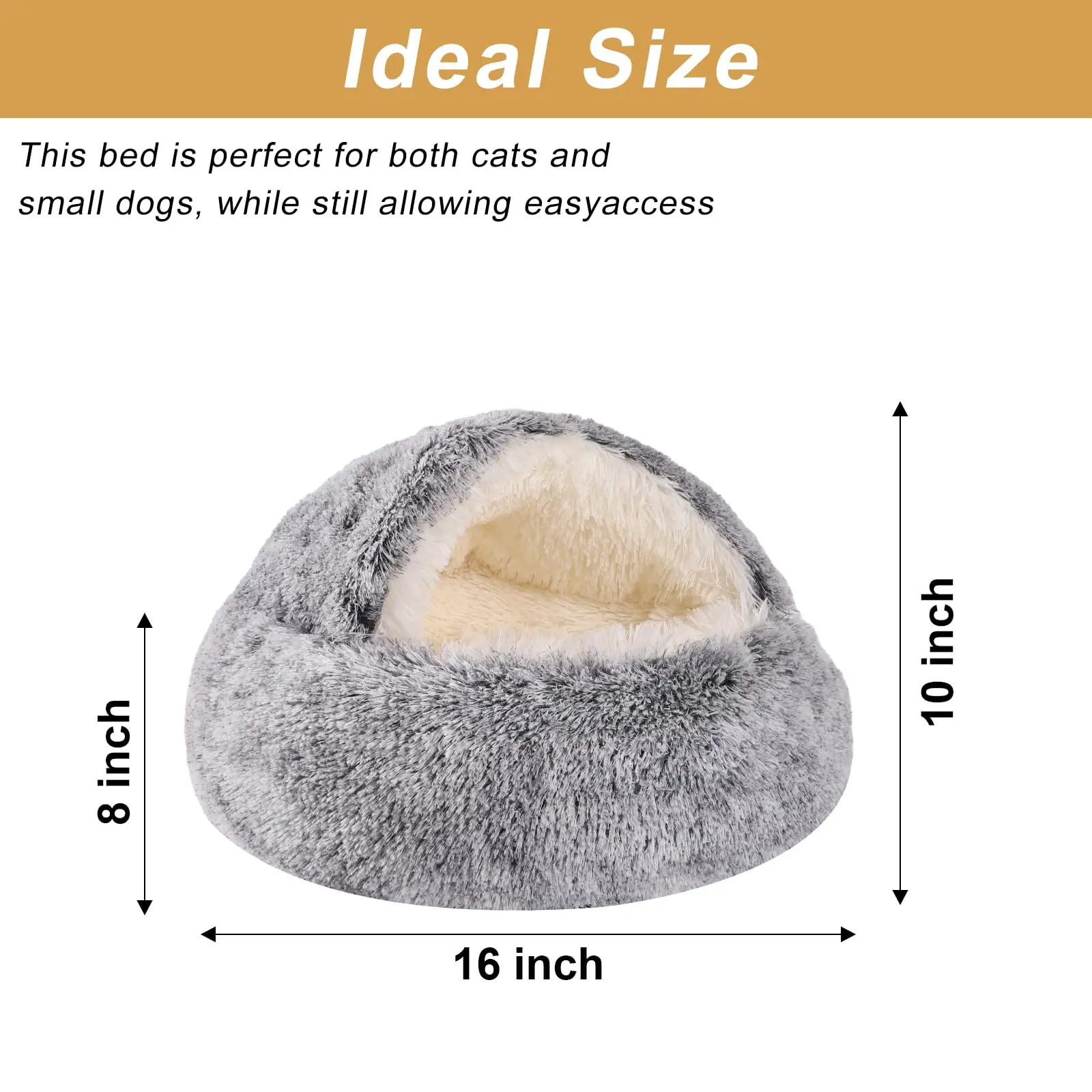 3 Colors Semi-enclosed cat nest pet blanket wholesale warm pet dog plush kennel custom dog bed in winter