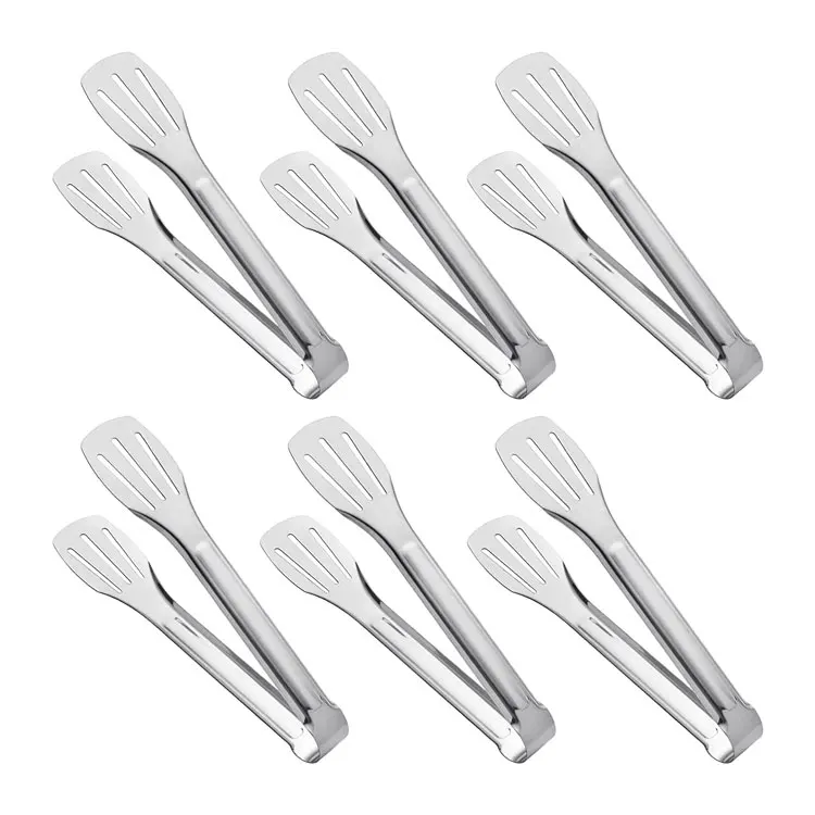 Stainless Steel Serving Kitchen small Tongs Buffet Tongs
