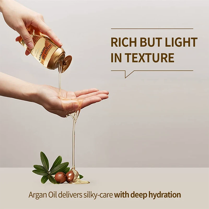 OEM ODM Moisture Shine Hair Care body&face oil and Argan Oil Hair Serum Hair Oil