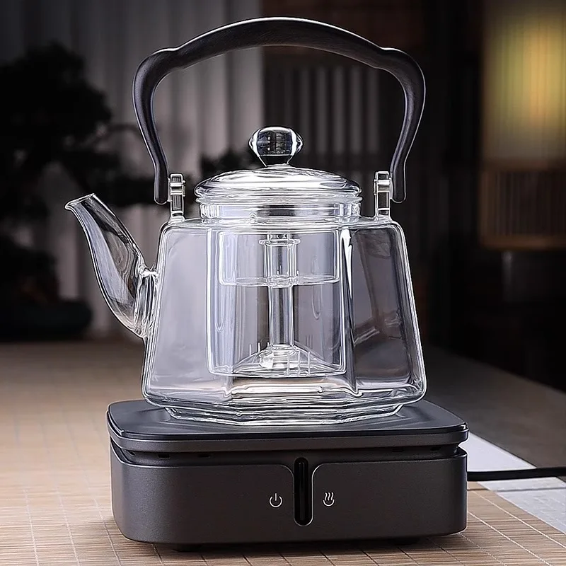 Glass tea kettle thickened heat-resistant tea-making single kettle electric ceramic stove special teapot