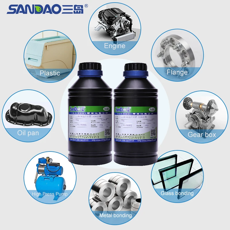 Factory Price Super Adhesion Sd627B Shadowless Glue UV Resin Universal Plastic Adhesive