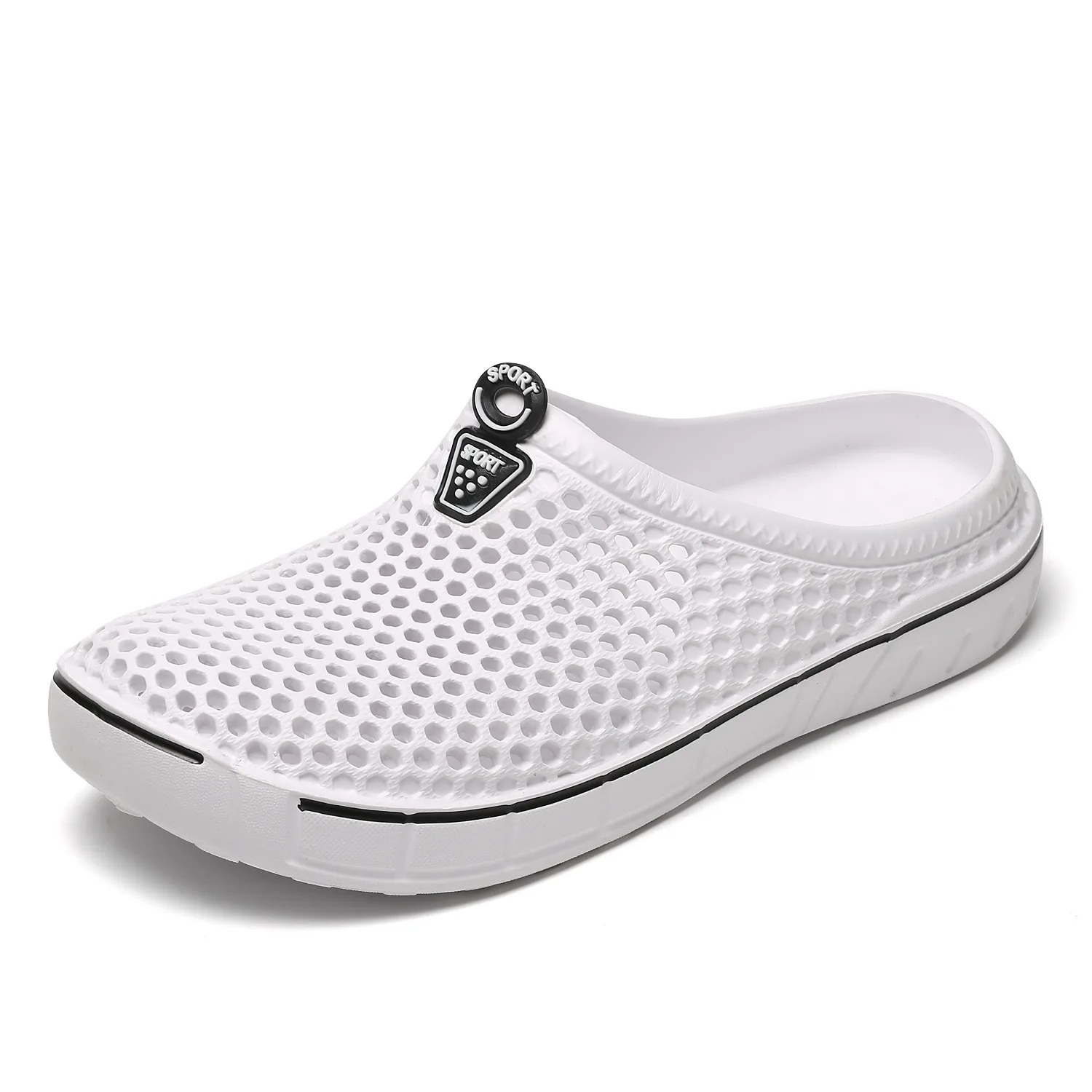 High Quality Men Garden Shoes Clogs Anti Slip Eva Black Bag Green Summer White Light Blue Flat Sandals Beach Water Shoes