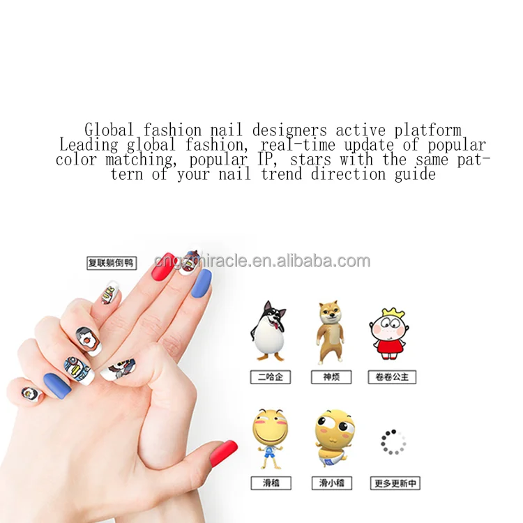 2023 best price large stocks nail printer ink cartridge / nail printer in shenzhen / o2 nail brand digital nail art printer