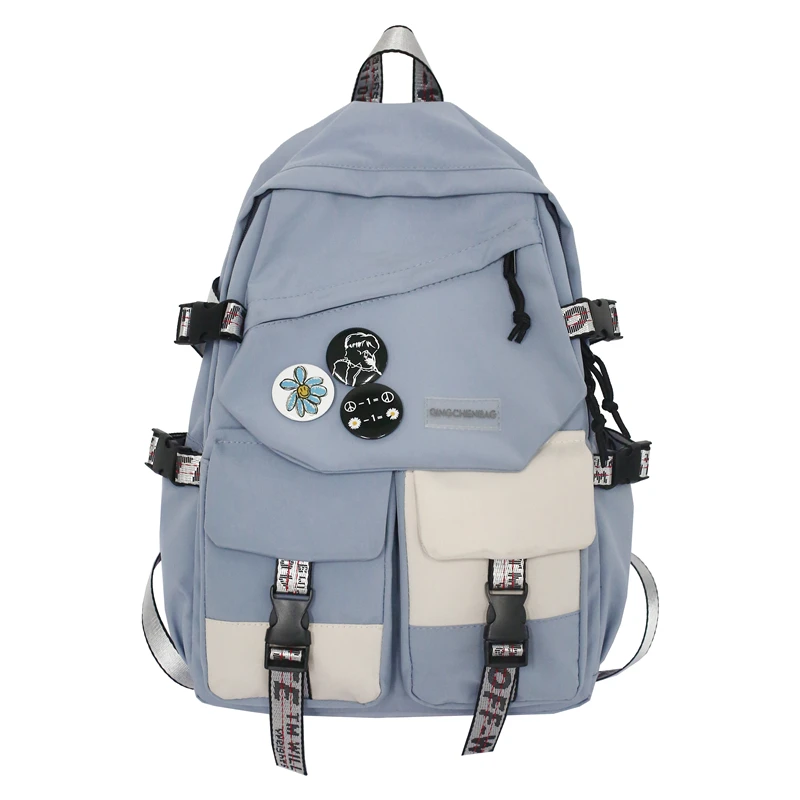 Large Capacity Fashion leisure Girls Backpack Bag Women Laptop Backpack Pu Leather Travel Backpack For Women