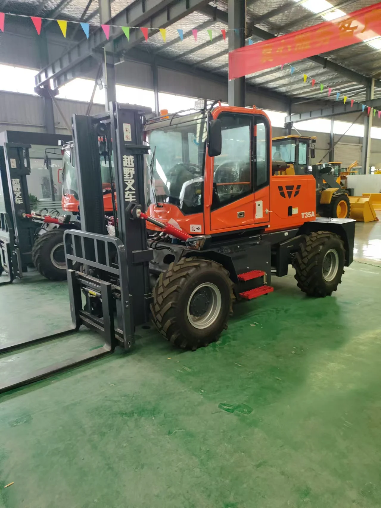 Multifunctional Diesel off Road Lista De Precios De Monta 5000kg 10000kg 10ton Rear Steering All Rough Terrain Forklift with CE