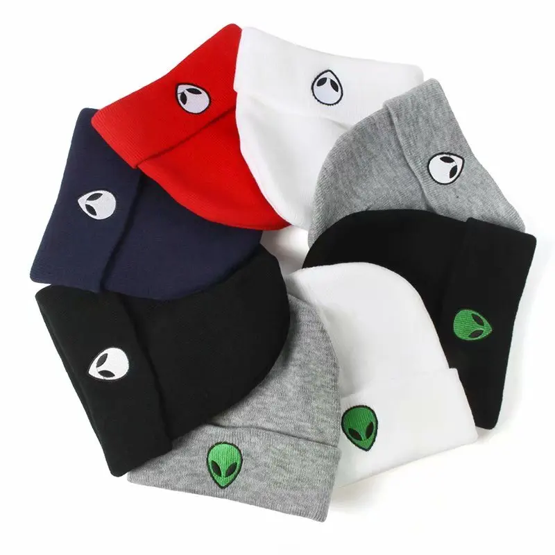 Baby Wig Knitted Hat Dear Winter Neon Color Beanie Beautiful and Lovely Custom Acrylic Dobby Unisex OEM Customized Style Time