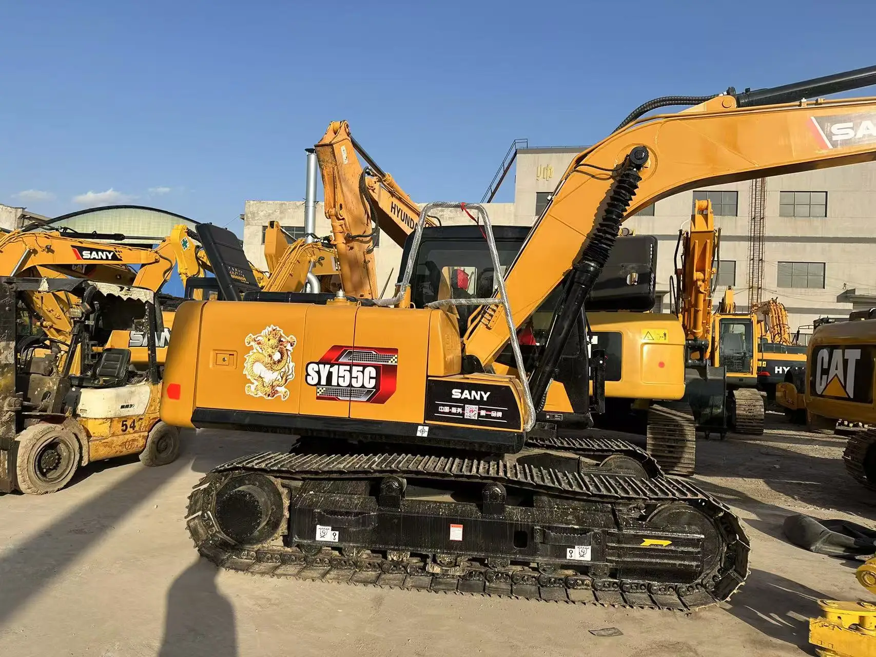 Top sales used digger sany sy155c sy135c sy215c excavator low price for sale chinese made excavator sany 15 ton for construction