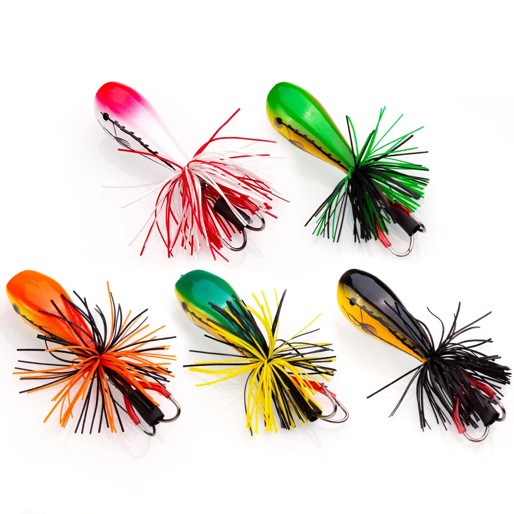 Wholesale Topwater Hard ABS Plastic Lures High Quality Frog Bait for Bass Snakehead Hot Sale Freshwater Fishing Frog Lure