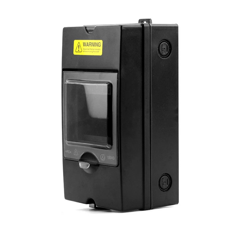 Manufacturer 4 way Outdoor IP66 Single Phase 230VAC Electrical Waterproof Plastic PC Circuit Breaker Box