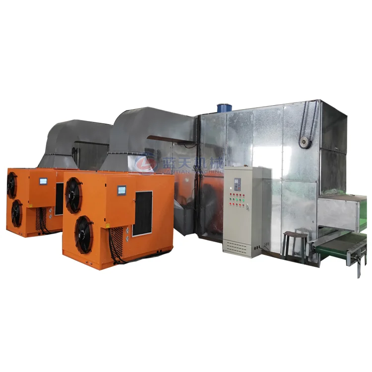 
USA customers interested mesh belt type continuous hemp drying equipment 