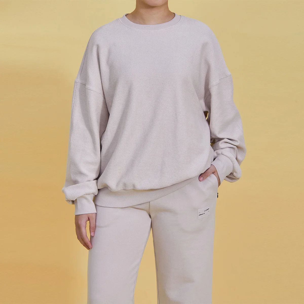 Factory Custom new Women 2 Piece Outfits Long Sleeve Sweatsuits Sets Half Zip Sweatshirts with Joggers Sweatpants