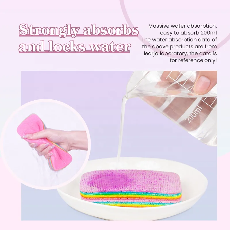 LEARJA Coffee Table Absorbent Sponge PVA Sponge PVA Cloth