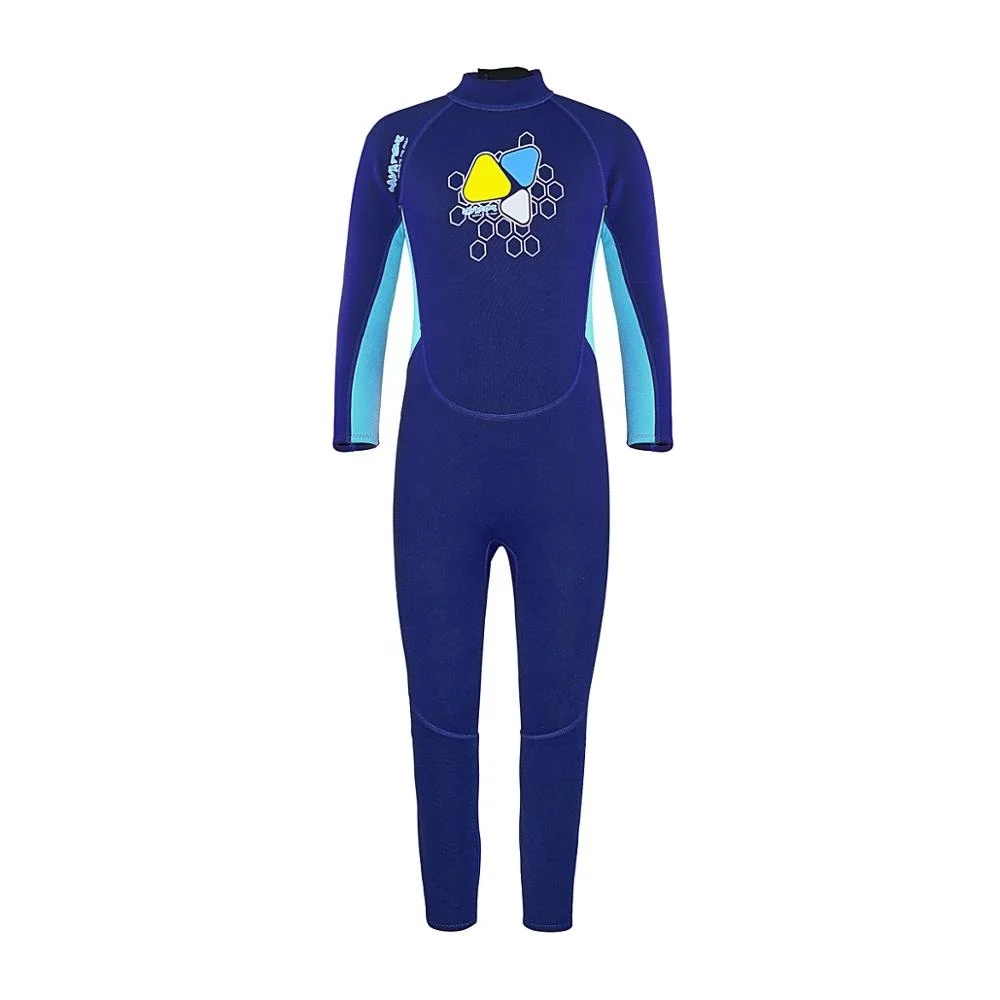 
Layatone 2mm Kids Wetsuit Back zip upf50+ Swimming Diving Surfing Neoprene Baby Wetsuit Long Sleeves Diving Suit 