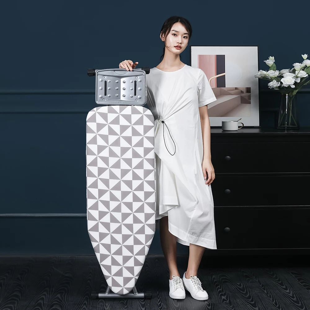 Heat Resistant Household Foldable Vertical Iron Boards 100% Cotton Customized Ironing Boards Cover Iron Table