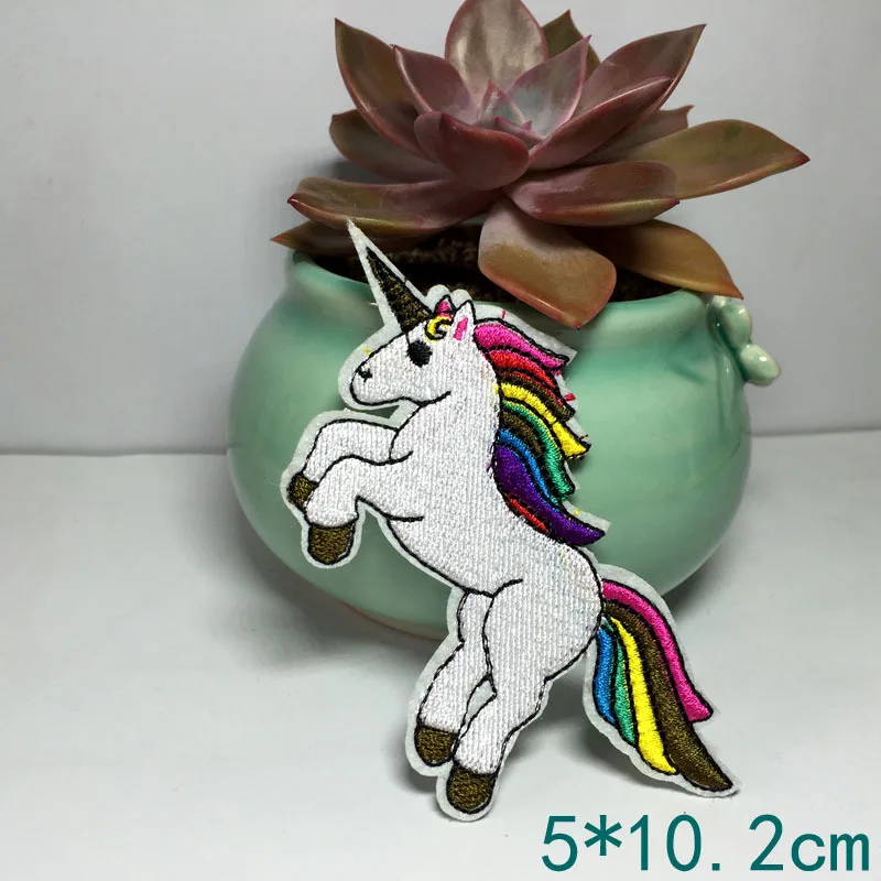 Stickers Wholesale Clothes Pants Badge Cartoon Animal Horse Cloth Stickers Embroidery Patch