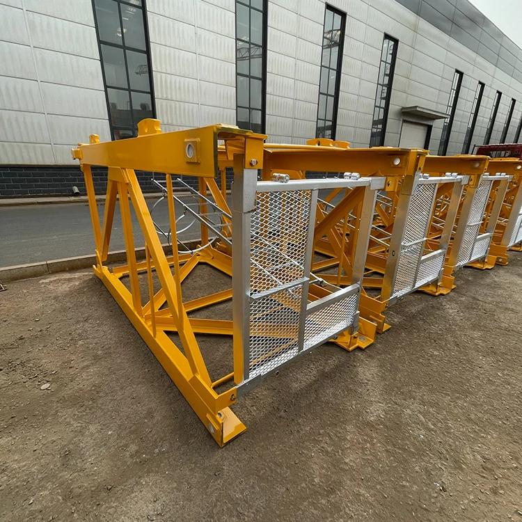 IHURMO steel wire rope 65m jib the building construction flat top tower crane