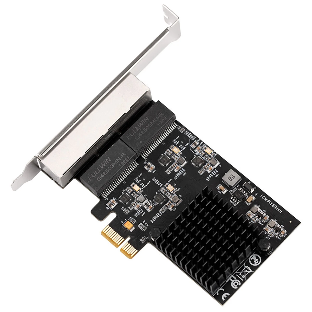 New Arrival Stock 4-port Rj45 Gigabit Ethernet Network Card Desktop 4 Port Pci Express Card