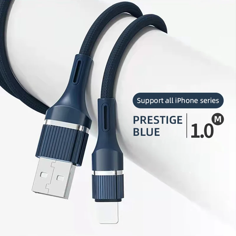 Amazon Hot Selling Multi Colors 3a 5a Fast Charging 1m Cable for Iphone Charge