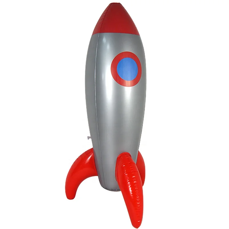 Inflatable Rocket Pool Floats Ride-ons Toy Airplane for Kids