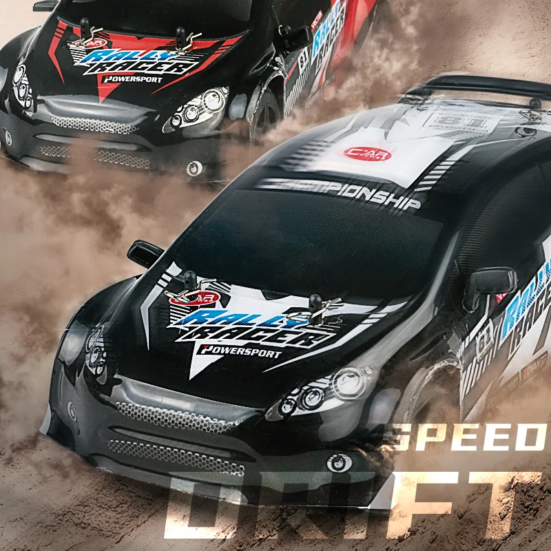 DWI DOWELLIN  2.4G 1:24 High-speed Remote Control Car 2WD Full Proportion Rally RacingToys Car Remote Control For Children gifts