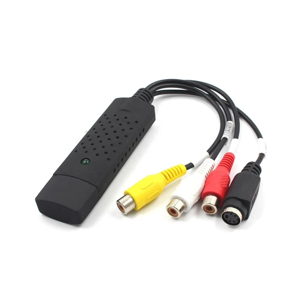  Преобразователь USB 2 0 VHS в DVD аналоговый видео цифровой формат аудио карта записи качественный адаптер для