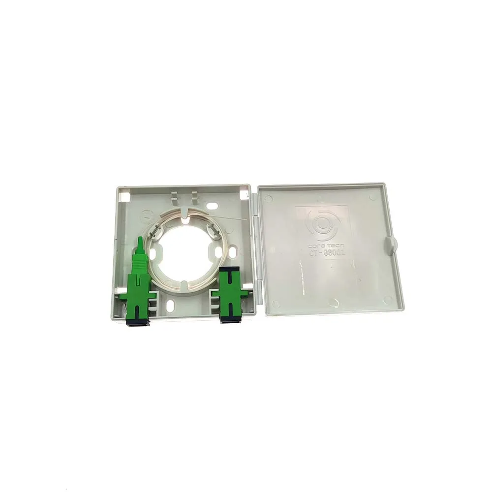 FTTH box FIBERVISION 2 порта Ftth Волоконно-оптический выход Настенное Крепление клеммный блок доступа
