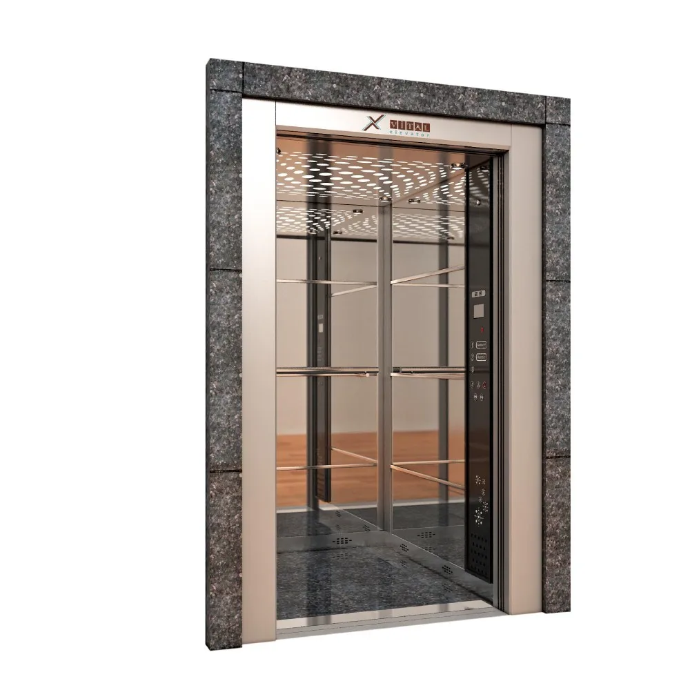 Elevator CABIN Home Lift Residential Elevators Passenger Elevators VITAL Elevator Stainless Steel 3D Model Design VTO AC TR