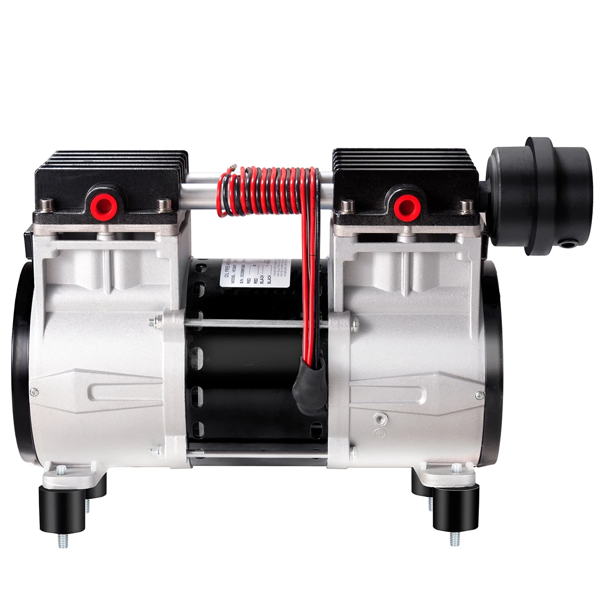 New design 1HP air compressor oil free small compressor 650W double cylinder air compressor for dental chair