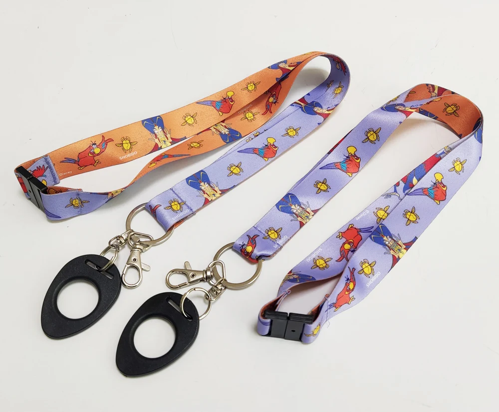 Customizable Polyester Water Cup Holder Lanyard with Adjustable Strap Features Custom Logo and Water Bottle Hanging Buckle