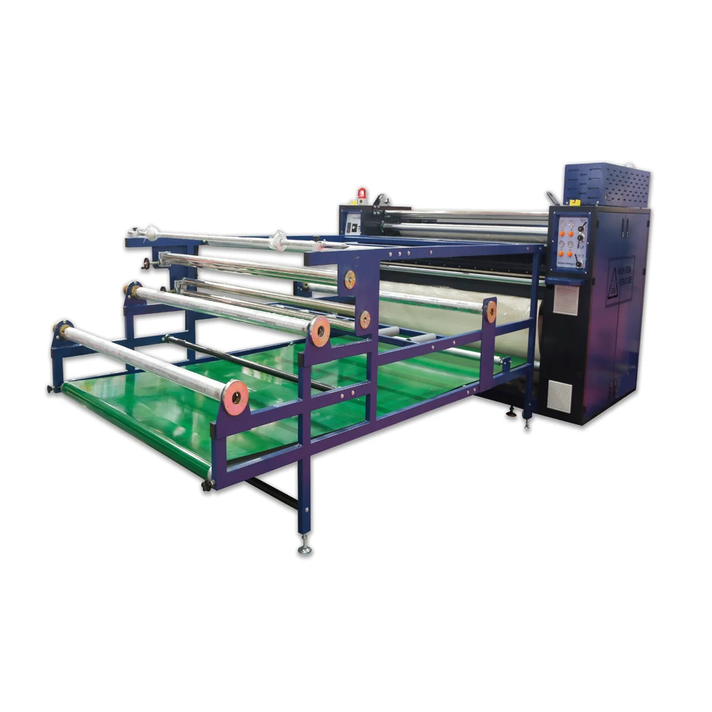 HJD Factory Direct Sublimation Roller Heat Transfer Machine Press Oil Rotary Roller Sublimation Printing Machine For Fabric