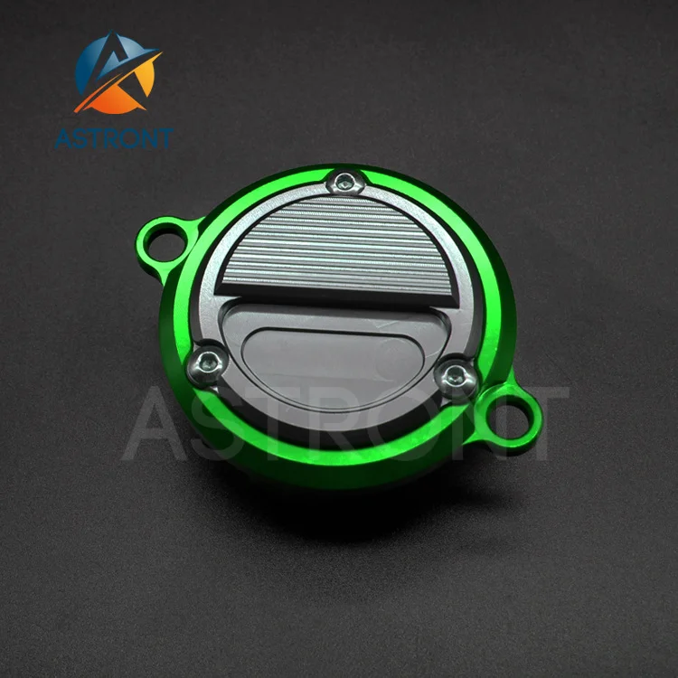 Motorcycle CNC Aluminum Billet Oil Filter Cover Plug For Kawasaki KLX250 KLX 250 D-Tracker 1993-2012 2013 2014 2015 2016