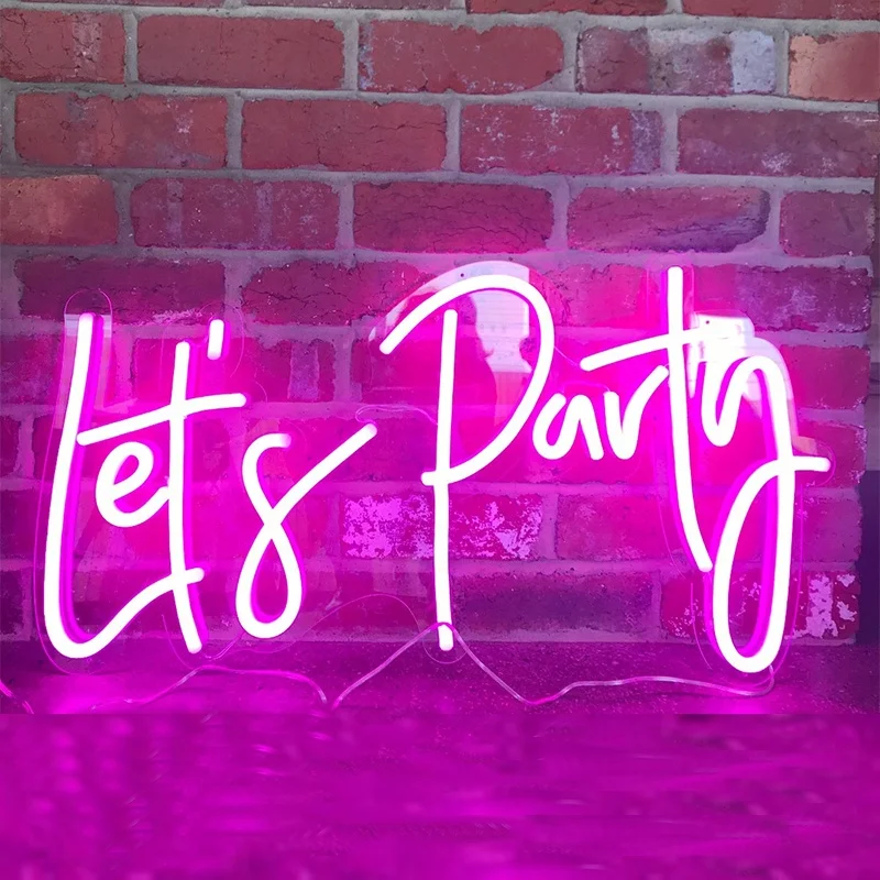 led neon lights happy birthday custom neon party sign flex 8mm 3d sign custom led lightning neon lights for wedding