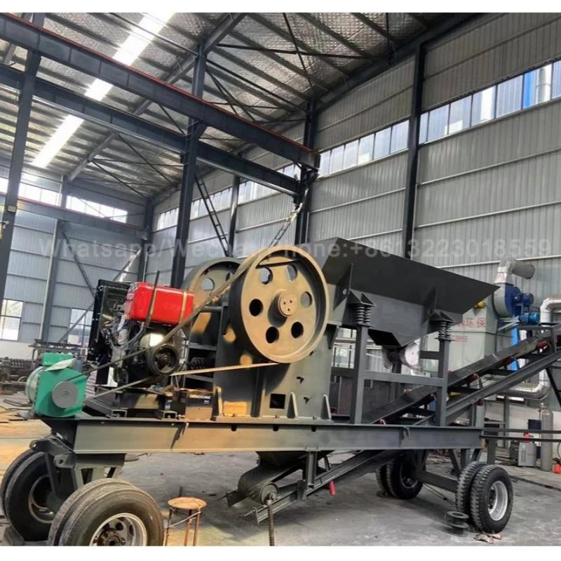 Automatic Mobile Stone Crushing Machine Jaw Stone Crusher Craigslist in South Africa Crusher Plant Price