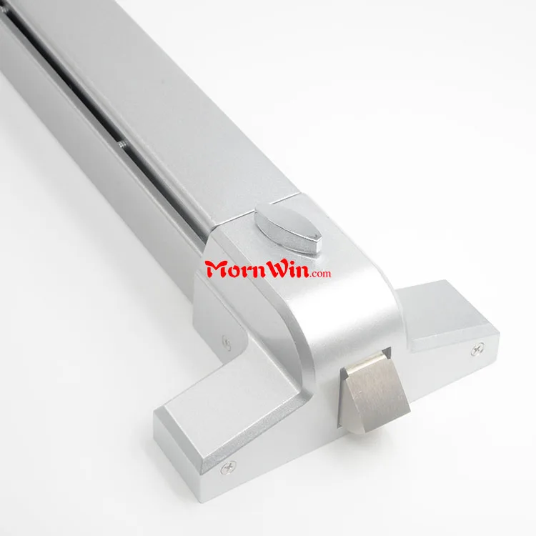 Fire Door Security Device Hardware 1000MM Iron Paint Sliver Push Type Panic Bar Lock