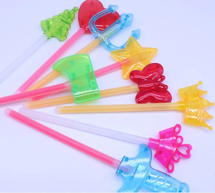 colorful personalized Blue Color kids party toy Wand Sword Glow Sticks