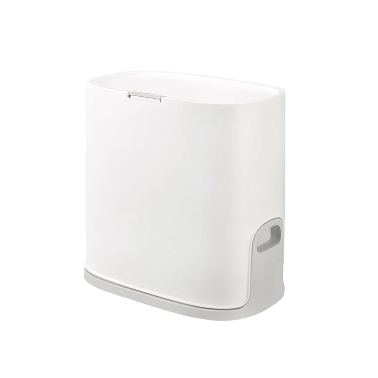 Hanser HSW-002S 16L Plastic Kitchen Garbage Bin Trash Can Waste Storage Box Waste Bin Dustbin  Rubbish Bin Trash Storage Bucket