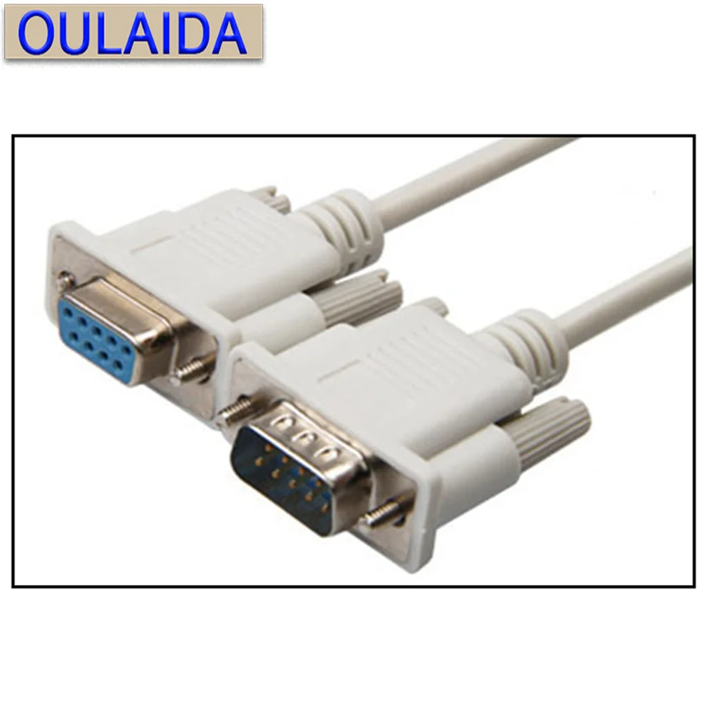 OULAIDA DB9 Serial Port Cable 9-Pin RS232 cable Used for industrial instruments and other serial devices for data transmission