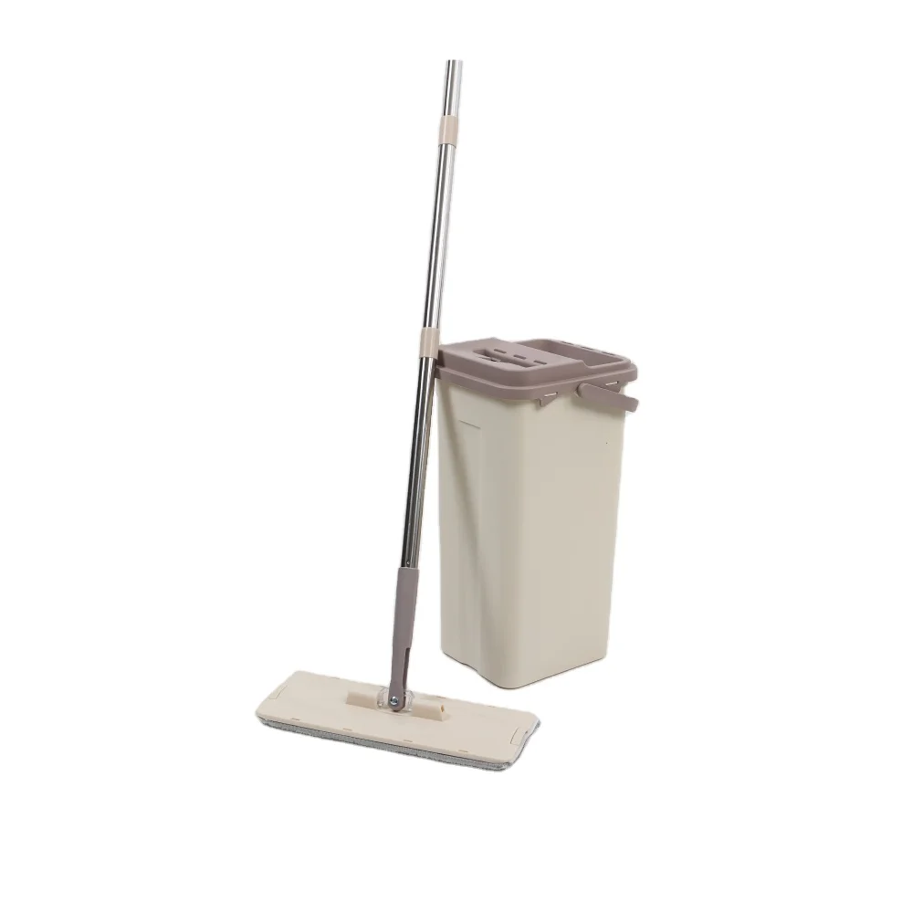 Tablet Flat Mop Set Hot Sale Mop Set Squeeze Mop Cleaning Household Floor Absorbent Mop Set From Manufacturer