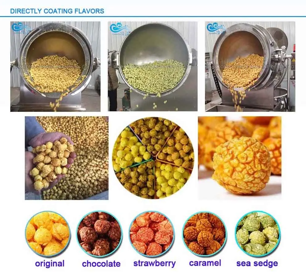 Super Capacity Stainless Steel Popcorn Machine with Cheap