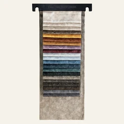 China Hihg Quality Bronzing Luxurious Room Curtain Blackout Fabric Bronzed embossed literary high texture fabric warp knitted