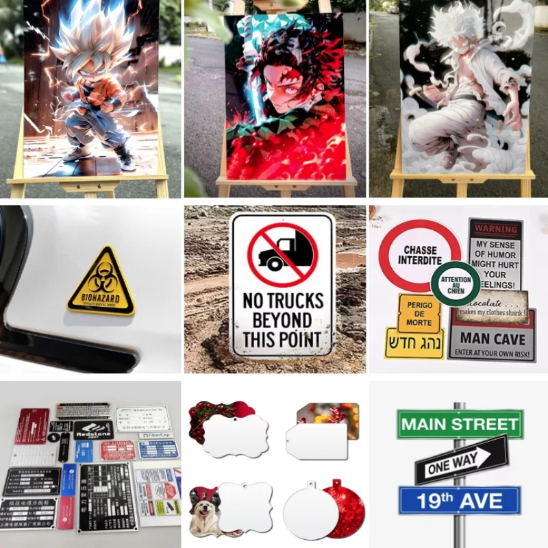 Wholesale Bulk 15*20Cm 15*20Cm 20*30Cm Pure White Sublimation Metal Blanks Aluminum Sheets