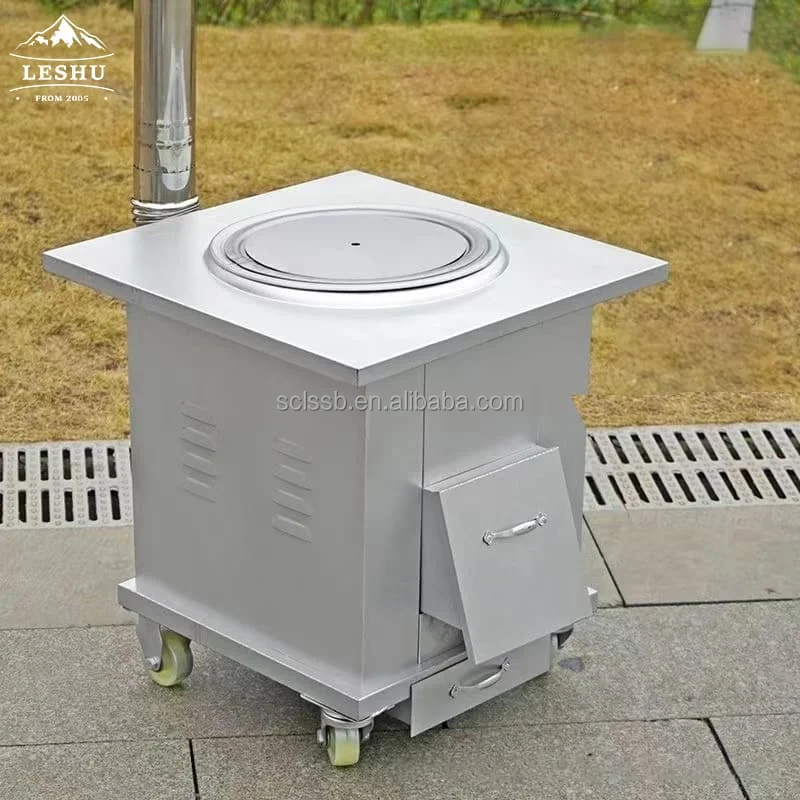 Factory direct sales Thickened material All-in-one wood burning wood stove