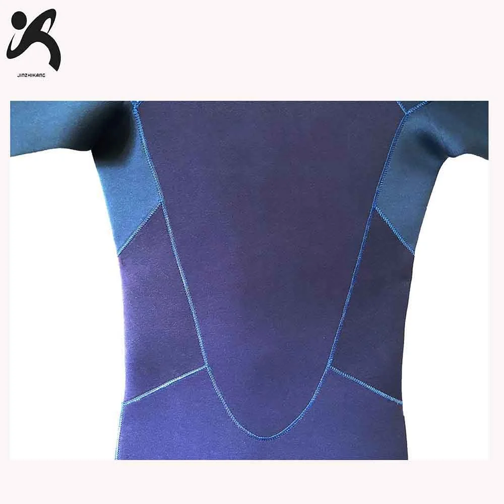 Factory Price 5mm Wetsuit Mens Custom Two Pieces Neoprene Suit With Back Zip Men Diving Suit