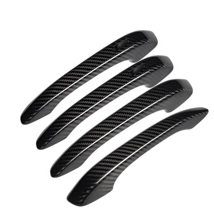 Carbon Fiber Car Exterior Accessories For Porsche Cayenne Carbon Fiber Door Handle Cover