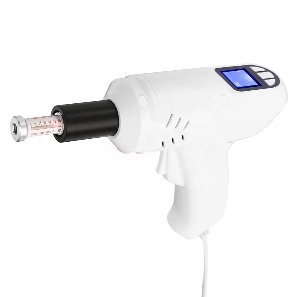 Electric hyaluronic acid injection gun with mesotherapy needle free injection hyaluronic acid solution injectable