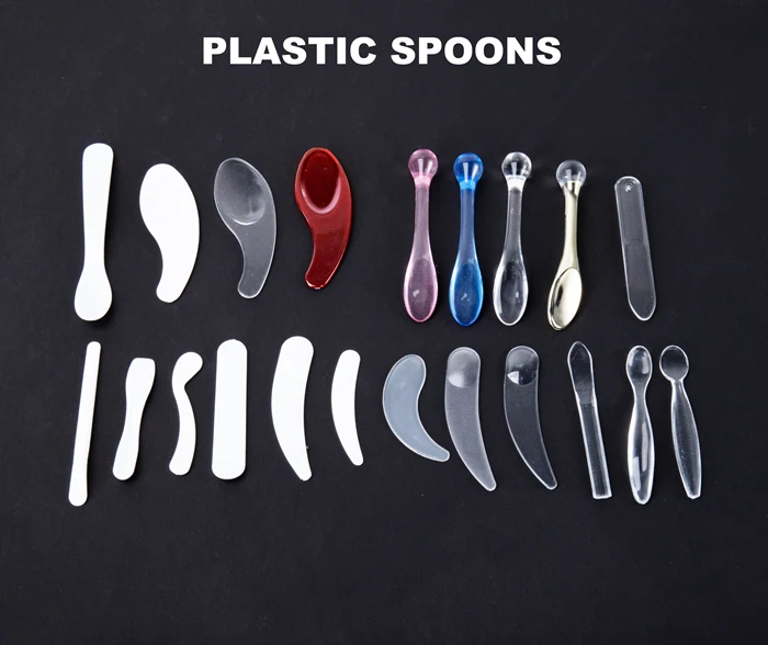 2022 Hot Selling Cosmetic Stick Little Spoon For Cosmetic Mini rose gold Spatula Cosmetic Cream Spoon