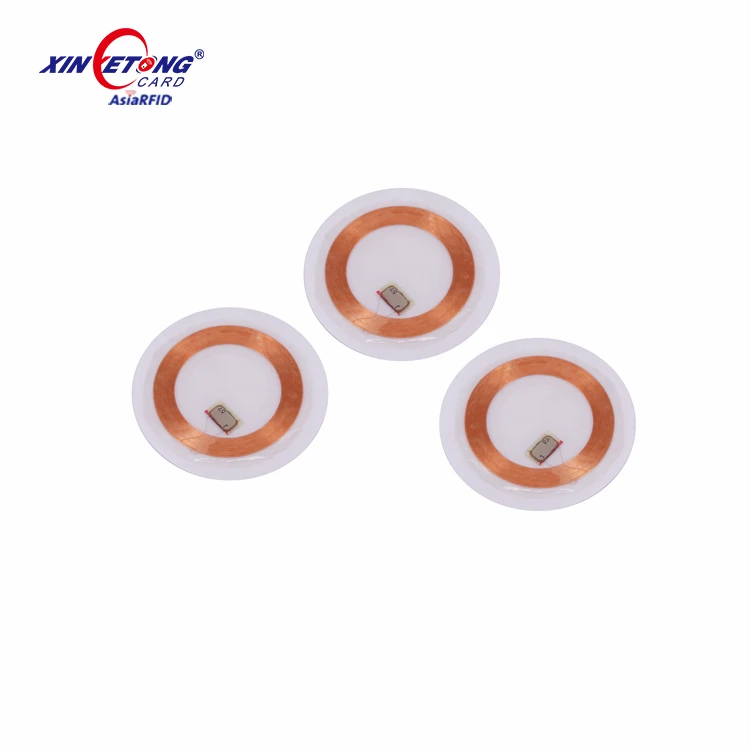 Xinyetong top quality best after sales service LF RFID tag 125KHZ TK4100 Chip label copper cob antenna