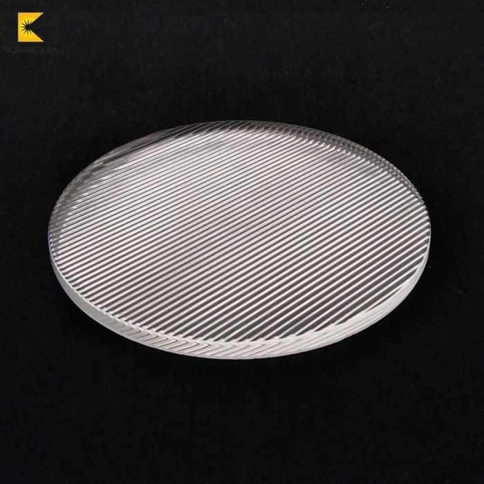 100mm diameter glass linear spread lens tailored for specific application